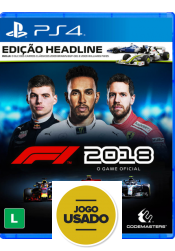 F1 2018 - Formula 1 - PS4 (Usado)